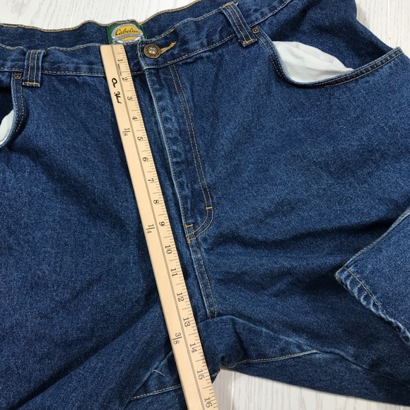 Cabelas Outdoor Gear Carpenter Jeans Men 44x29 Blue Denim Cotton Work Lot Of 2 - Picture 6 of 16